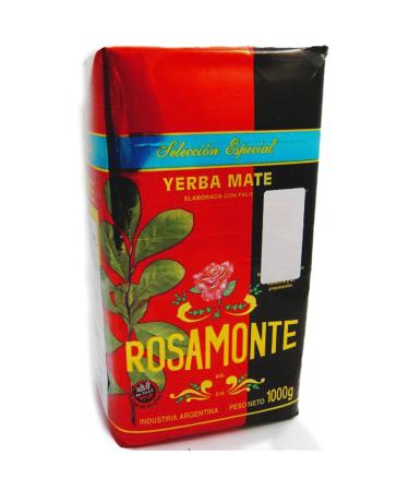 Yerbee Rosamonte Yerba Mate Special Selection Tea 1 kg Maturation time is 12 to 24 months | Detox and energy drink