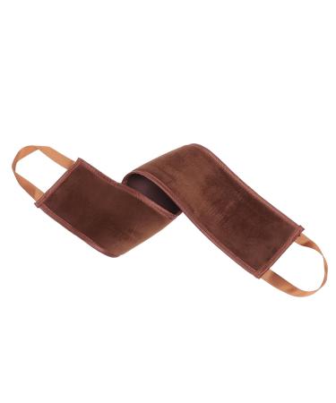 Mikinona 1pc Back Stretching Belt for Self Tanning Lotion Application Lightweight Beautifying Tool for for Home and Travel Use Brown