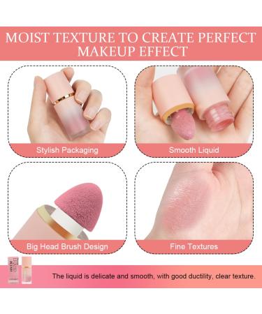 Lophe Blush Stick - Matte Lightweight Waterproof Liquid Blush for Natural Look | Long-Wearing Rouge Beauty (6.5ml) - International Shipping Available - Buy Online on GoSupps.com