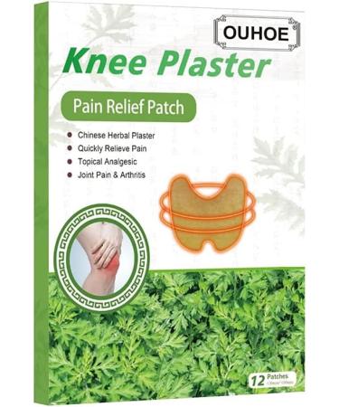 12PC Pain Relief Patch - Heat Therapy for Knee Neck & Muscle Pain | Effective Wormwood Joint Relief - Buy Online on GoSupps.com