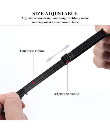 Buy Tafaftl 12 pc Adjustable Mask Holder Strap - Elastic Extension for Comfortable Fit on All Head Sizes - International Shipping Available - Buy Online on GoSupps.com