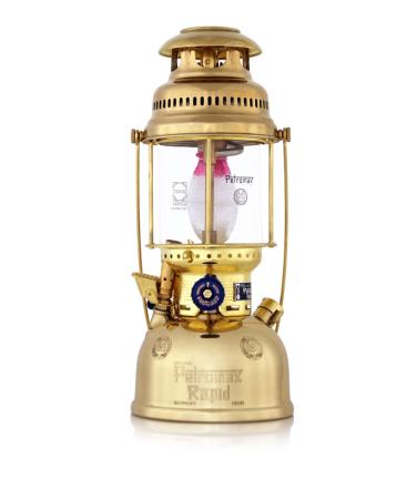 Petromax HK500 Pressurized Lantern, 500 Candlepower with 1 Quart Kerosene Tank for Home or Camping Lighting, Hand Assembled High Pressure 400 Watt Lamp Brass