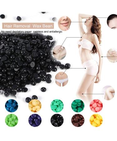 100g Hard Wax Beans for Hair Removal | European Depilation Wax Pearls for Bikini Eyebrows Face & Armpits - Best Choice for Women & Men - Buy Online on GoSupps.com