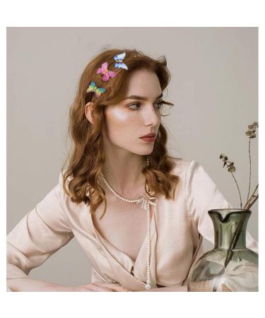 AOPRIE Glitter Butterfly Hair Clips: 20 Pieces Colorful Barrettes for Women & Teens - Buy Online on GoSupps.com