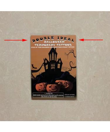 Halloween 3D Zombie Scar Face Tattoo Sticker - Waterproof Fake Bloody Wound for Cosplay, Party, and Pranks - Buy Online on GoSupps.com