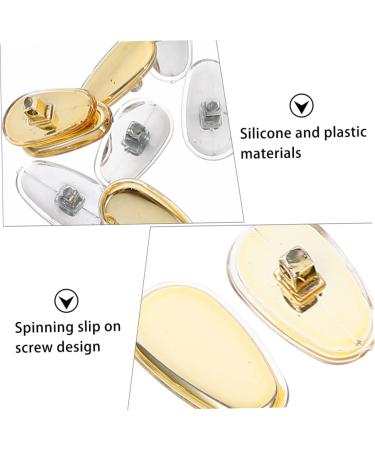 Healeeved 12 Pairs Soft Silicone Nose Pads for Glasses | Comfort & Protection for Myopia Glasses - Buy Online on GoSupps.com