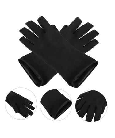 Mikinona 1 Pair Waterproof Gloves Hair Styling Accessories Gloves for Hair Dye Accessories for Salon Hair Styling Gloves Hair Color Accessories Dyeing Gloves Hair Washing Hair Salon Rubber 24.50X13.00X0.10CM - Buy Online on GoSupps.com