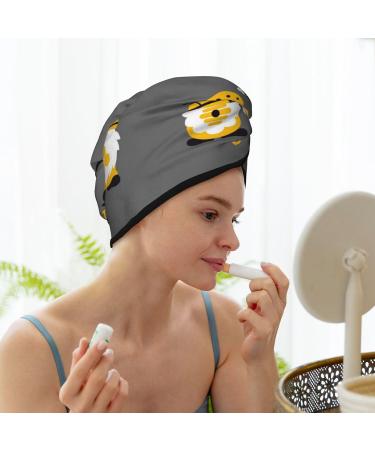 Bee Kind Hair Towel Wrap - Quick-Dry Hair Turban & Buttoned Head Towel | International Shipping Available - Buy Online on GoSupps.com