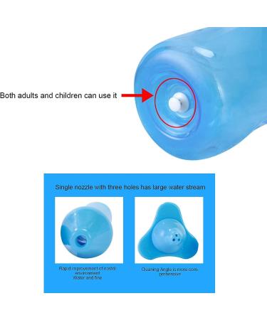 Nasal Cleansing Bottle with 2 Nozzles | 500ml Nasal Wash Cleaner for Adults & Kids - Buy Online on GoSupps.com