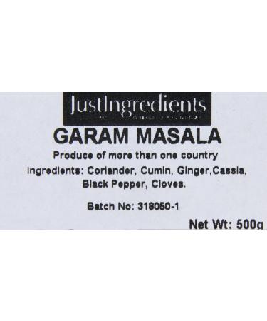 JustIngredients Essential Garam Masala 500 g - Pack of 2 - Buy Online on GoSupps.com