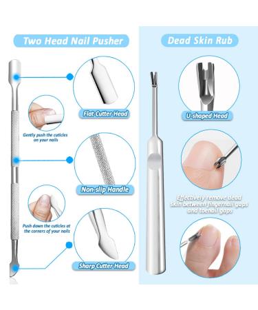 Painless Podiatrist Toenail Clippers for Thick Nails - Professional Ingrown Toenail Tool Kit for Adults & Seniors - Stainless Steel Super Sharp Blade (Black) - Buy Online on GoSupps.com