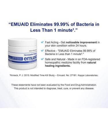 Emuaid Ointment 0.5oz - Eczema Cream for Athletes Foot, Psoriasis, Jock Itch - Regular Strength Treatment for Anti Itch Rash, Shingles & Skin Yeast Infection - Buy Online on GoSupps.com