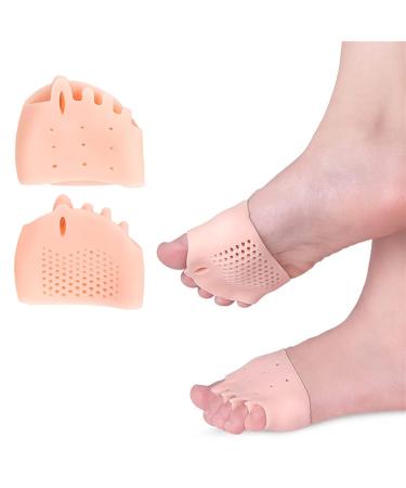 Buy Silicone Dust Separators & Hallux Valgus Corrector Pedicure Socks - Adjustable Orthopedic Foot Bracket (Beige) for Sale! - Buy Online on GoSupps.com