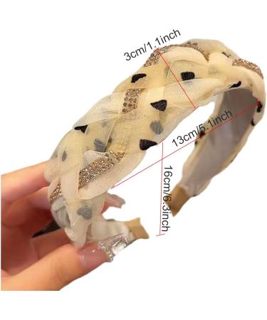 Headbands For Women Knotted Hairband Alice Band Adult Headband Fabric Hairband Turban Hoops Twist Headbands Accessories For Girls. (GREN) - Buy Online on GoSupps.com