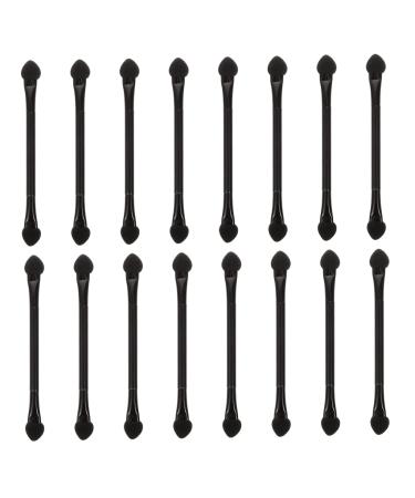 Angoily 30pcs Double Ended Eye Shadow Stick Sponges Double Ended Makeup Brush Dual-side Eyeshadow Woman Girl