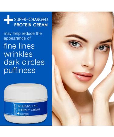 Intensive Therapy Eye Cream with Peptides & Jojoba Oil | Reduce Puffiness Dark Circles & Fine Lines | 1 oz (30g) - Shop Internationally - Buy Online on GoSupps.com