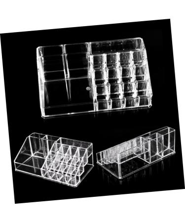 Gogogmee Box Blusher Storage Pressed Stand for Case Eye Display Acrylic Shadow Powder Cosmetic Lip Lipsticks - Buy Online on GoSupps.com