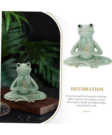 Zerodeko Frog Yoga Ornaments Heart Decorations Hanging Zen Decor Frog Statue Outdoor Decorations Home Decoration Miniture Decoration Yoga Decor Office Tea Pet Desktop Ceramics - Buy Online on GoSupps.com