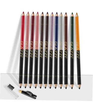 TOVINANNA 12pcs Lip Liner Eyeliner Waterproof Eyebrow Pen Gel Eyeliner Grey Pencil Makeup Tools Lasting Powder 1 count (Pack of 1) Assorted Color - Buy Online on GoSupps.com