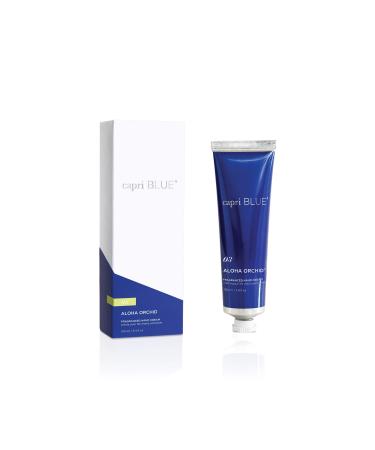 Capri Blue Hand Cream for Dry Cracked Hands   Aloha Orchid Moisturizing Jojoba Oil & Shea Butter Lotion   Dry Hand Cream Travel Size Tube   Paraben  Sulfate  Cruelty-Free Vegan Lotion (3.4 Oz) Aloha Orchid 3.4 Fl Oz (Pac...