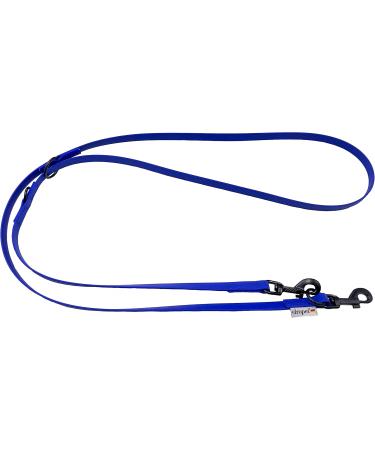 Biothane Dogeline Adjustable Leash for Small & Large Dogs - Durable Hook | 2m 2.4m 2.8m 3.5m 5m Options (Blue 2.8m x 16mm) - Buy Online on GoSupps.com