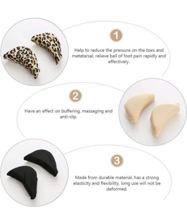 Holibanna 6 Pairs Toe Plug Sponge Round Head Front Pad | Comfort & Cushioning for Feet | International Shipping Available - Buy Online on GoSupps.com