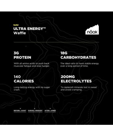 N ak Energy Waffles Pack of 12 | Vegan GMO Free Palm Oil Free Sports Nutrition Stroopwafel (Berries) - Buy Online on GoSupps.com