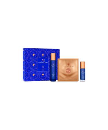 Augustinus Bader The Illuminating Collection - 3-Piece Luxury Skincare Gift Set with TFC8 - Includes The Cream 30ml The Cream Cleansing Gel 100ml & Eye Patches - Brightening & Anti-Aging Routine One Size No Color