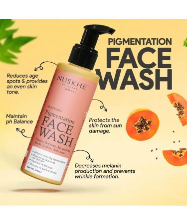 Nu skhe Pa Pigmentation Facewash for Men & Women | 3.38 Fl Oz | Brighten & Even Skin Tone - Buy Online on GoSupps.com