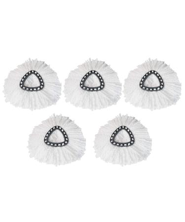 MZY LLC 5Pack Spin Mop Refill Spin Mop Replacement Head Mop Heads Replacements for EasyWring Spin Mop Microfiber Easy Cleaning Mop Head 5pcs 5 Pack
