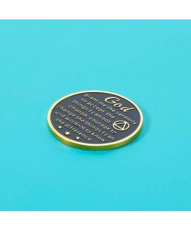 Sobriety Gifts - Recovery Affirmation Tokens for Men & Women | AA Coin for Alcoholics | Supportive Gift for Friends & Family - Buy Online on GoSupps.com