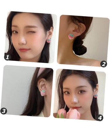 40 Pcs Flocked Strawberry Accessories Earring Sweet Child 2.4X1.8CMx3pcs As Shownx3pcs - Buy Online on GoSupps.com