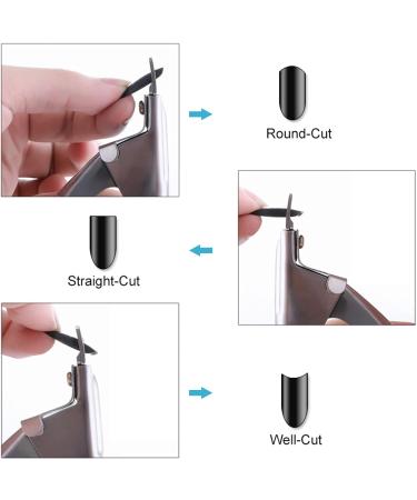 Tingdongwei Nail Clippers - Stainless Steel Manicure Tip Cutter for Artificial & False Nails | Best Nail Tips Clipper for Perfect Fingernails - Buy Online on GoSupps.com