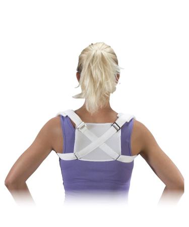 Clavicle Support White Medium