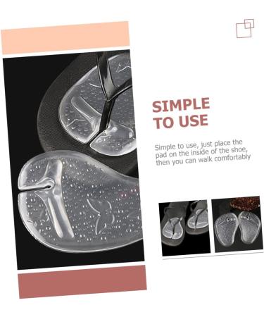 FRCOLOR 15 Pairs Forefoot Slipper Pads - Clear Heel & Toe Protectors Anti-Slip Gel Insoles for High Heel Sandals & Shoes - Skin-Friendly Foot Grip Pads for Ultimate Comfort - Buy Online on GoSupps.com