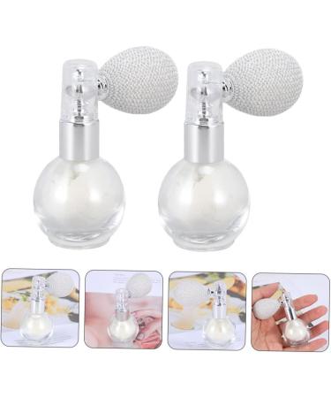 FOMIYES 4 Pcs Spray Glitter Spray Mist Bottle Makeup Powder Spray Glittering Powder Sprayer Round Perfume Whitex2pcs 7.5x6cmx2pcs - Buy Online on GoSupps.com