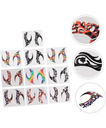  Didiseaon Didiseaon 10 Pairs of Metallic Eyeshadow Stickers for Children Decoration Eyeshadow Decal Eyeliner Festival Eye Liner Stickers Eyelash - Buy Online on GoSupps.com