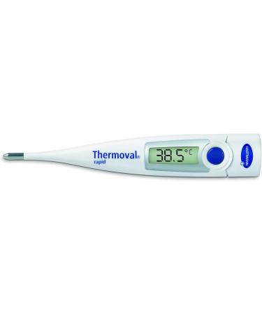Thermoval Rapid Digital Thermometer - Fast Waterproof Ideal for Children & Adults - 1 Piece - Buy Online on GoSupps.com