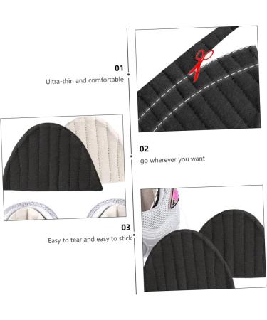 Minkissy Sneaker Heel Stickers - Foot Care Protector Cushions (Black 11.5x0.4cm) - International Shipping - Buy Online on GoSupps.com