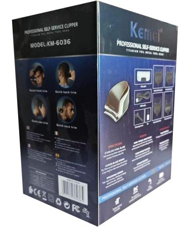 KEMEI Hair Clippers for Men Cordless Self Hair Cutters Electric Quick Cut Trimmer 8 Guide Combs(1.5-15mm) IPX7 Waterproof Rechargeable Up to 120 Min Usage KM-6036 - Buy Online on GoSupps.com