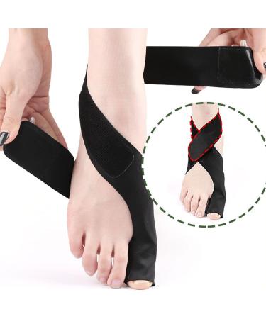 Adjustable Bale Sleeve with Shock-Damping Velcro Fastener for Big Toes - Comfort Day & Night (Left Foot) | International Shipping Available - Buy Online on GoSupps.com