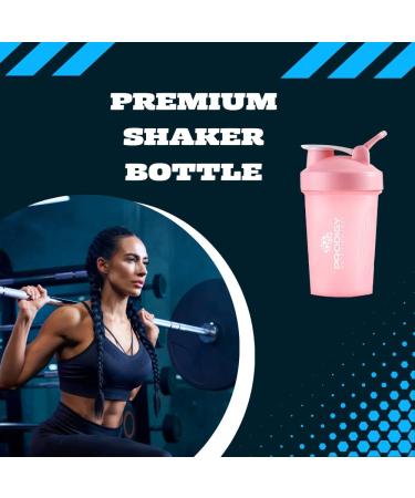 Prodigy Nutrition Labs 14oz Pink Shaker Bottle for Protein Shakes & Pre Workout - Buy Online on GoSupps.com