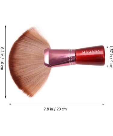 POPETPOP Powder Brush Fan Highlighter Brush Face Powder Hair Brush Makeup Foundation Brush Large Neck Duster Brush Cosmetics Brush Hair Cutting Brush Miss Headband Mineral Wooden 20x4x16cm Brown - Buy Online on GoSupps.com