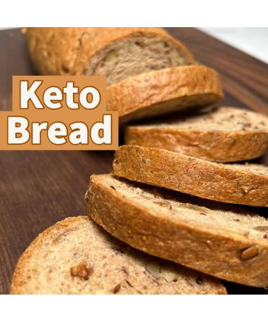 Keto Bread Mix - 0 Net Carbs - Easy to Bake - Bread Machine Friendly | Made in USA | 100+ Free Keto Recipes | Woman Owned - Buy Online on GoSupps.com
