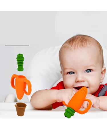 Baby Fruit Feeder | Durable Bite-Resistant Silicone Food Feeder for Babies - International Shipping Available - Buy Online on GoSupps.com