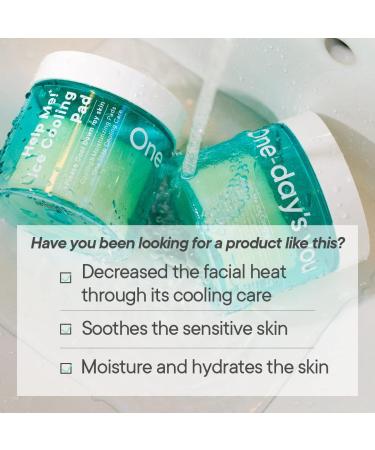 One-Day's Help Me Ice Cooling Pad (80 Pads) - Exfoliating and Hydrating After-Sun Care - Buy Online on GoSupps.com