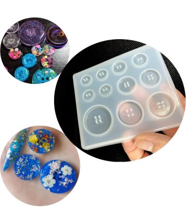 3PCS Button Resin Silicone Molds - TuNan Round Button Shape Moulds for Epoxy Resin Casting Clay DIY Crafts - 5 Sizes - Buy Online on GoSupps.com