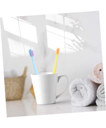 FRCOLOR 10pcs Soft Ergonomic Toothbrush Set - Lightweight Handheld Adult Toothbrushes for Daily Use & Travel - Best Quality Teeth Brushes - Buy Online on GoSupps.com