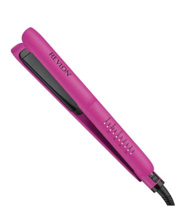 Revlon Easy Heat 1 Precision Flat Iron | Hair Straightener with Ceramic Tourmaline Plates for Less Damage and 5 Preset Temps with Heat Recommendations by Hair Type