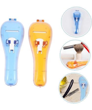 Plafope Razor Storage Box - Travel Case Holder for Men's Razors & Shavers | 2-Pack Durable Organizers - Buy Online on GoSupps.com